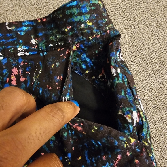 Derek Lam Nightshade MultiColor Art To Wear Casual Printed Pants Size 8 - Picture 4 of 9